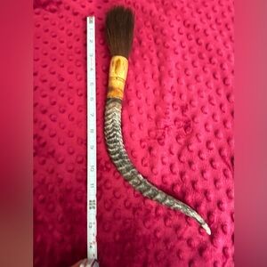 Antique Vintage Chinese Goat Horn Calligraphy Brush